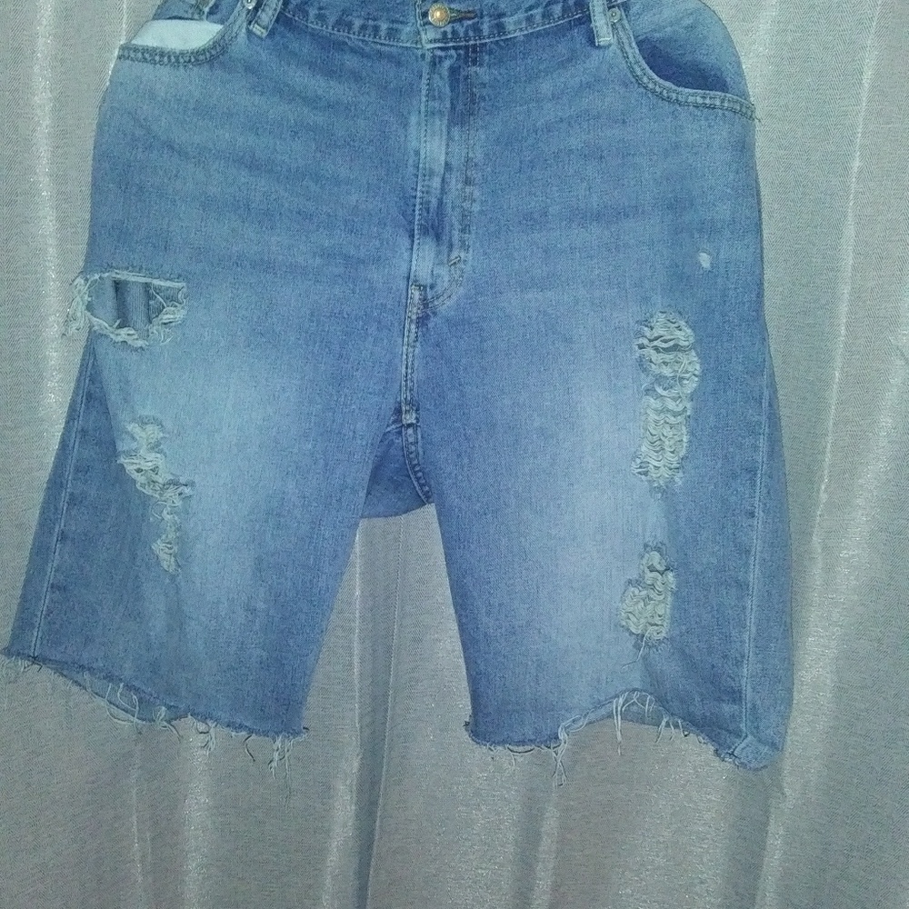 Denim shorts